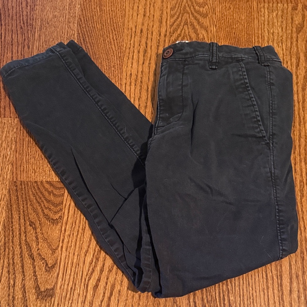 Hollister Men's Dark Gray Chinos